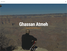 Tablet Screenshot of ghassanatmeh.com